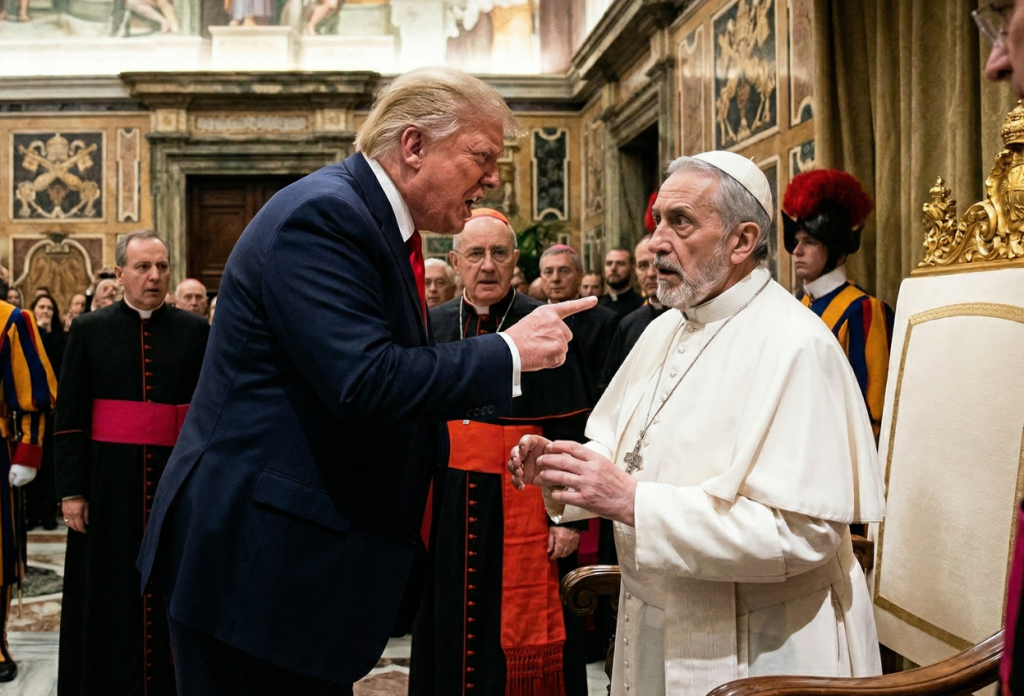 Capangas de Trump ameaçam o Papa Leão XIV